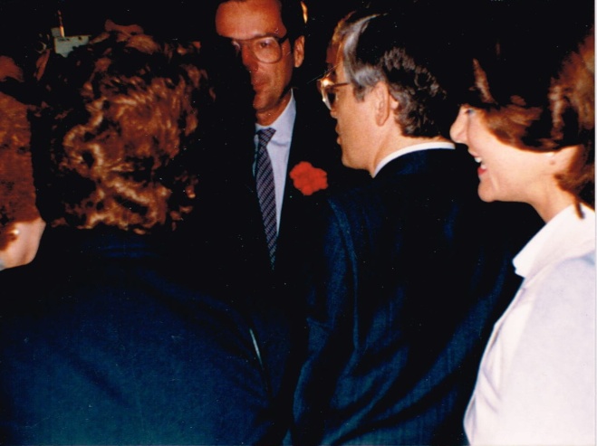 Avec Robert Bourassa, 14 juin 1985